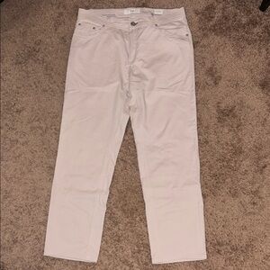 Braxton Men's Light Beige Pants 35x34